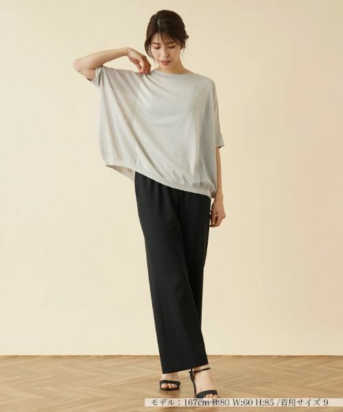 Leilian / レリアン ニット・セーター | 切替ドルマンスリーブニット【BIANCA LANCIA】 | 詳細4