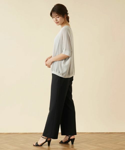 Leilian / レリアン ニット・セーター | 切替ドルマンスリーブニット【BIANCA LANCIA】 | 詳細5