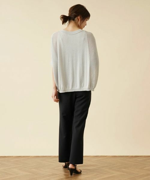 Leilian / レリアン ニット・セーター | 切替ドルマンスリーブニット【BIANCA LANCIA】 | 詳細6