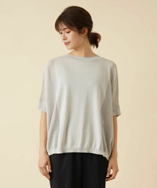 Leilian / レリアン ニット・セーター | 切替ドルマンスリーブニット【BIANCA LANCIA】 | 詳細7