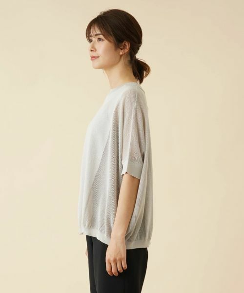 Leilian / レリアン ニット・セーター | 切替ドルマンスリーブニット【BIANCA LANCIA】 | 詳細8