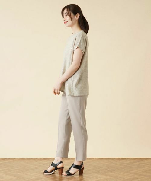 Leilian / レリアン ニット・セーター | スパンコールフレンチスリーブニット【BIANCA LANCIA】 | 詳細2