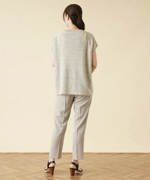 Leilian / レリアン ニット・セーター | スパンコールフレンチスリーブニット【BIANCA LANCIA】 | 詳細3