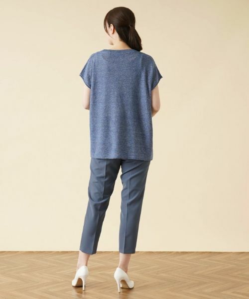 Leilian / レリアン ニット・セーター | スパンコールフレンチスリーブニット【BIANCA LANCIA】 | 詳細6