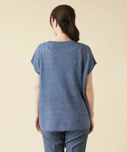 Leilian / レリアン ニット・セーター | スパンコールフレンチスリーブニット【BIANCA LANCIA】 | 詳細9