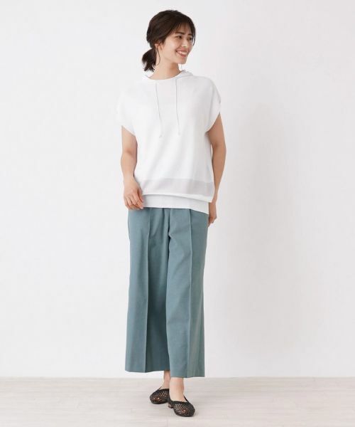 Leilian / レリアン ニット・セーター | フード付きニットプルオーバー【LE TRICOT PERUGIA】 | 詳細1