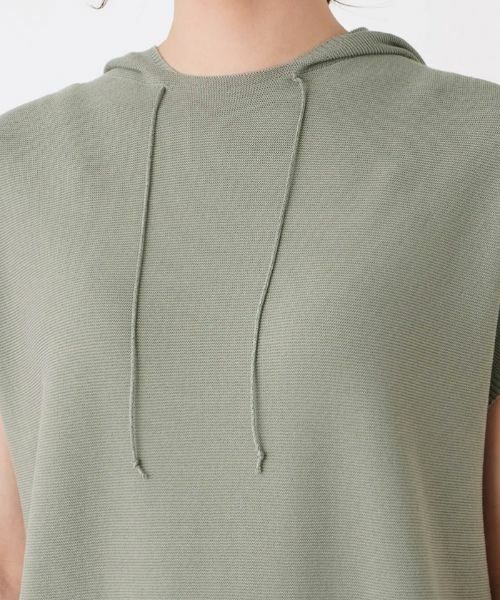 Leilian / レリアン ニット・セーター | フード付きニットプルオーバー【LE TRICOT PERUGIA】 | 詳細10