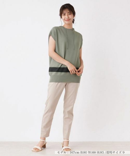 Leilian / レリアン ニット・セーター | フード付きニットプルオーバー【LE TRICOT PERUGIA】 | 詳細4