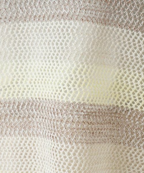 Leilian / レリアン ニット・セーター | ボーダードルマンメッシュニット【LE TRICOT PERUGIA】 | 詳細11