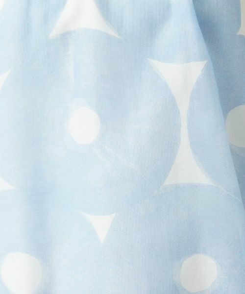 Leilian / レリアン シャツ・ブラウス | 幾何学柄フレンチスリーブブラウス | 詳細11