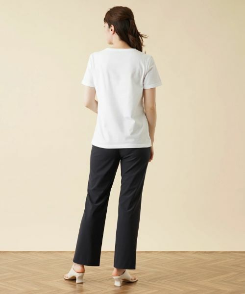 Leilian / レリアン Tシャツ | 配色切替Ｔシャツ【HAND】 | 詳細13