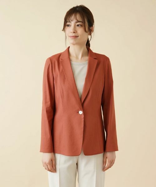 Leilian / レリアン テーラードジャケット | ストレッチサマージャケット | 詳細8