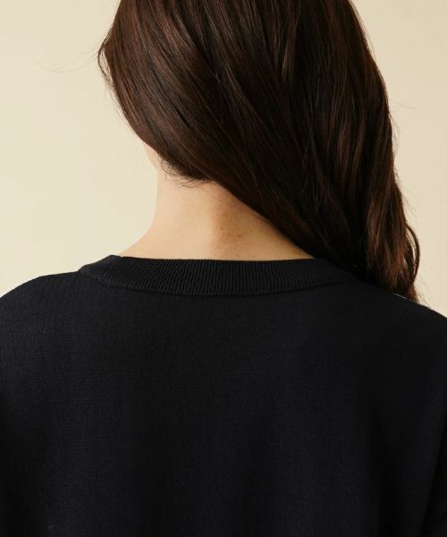 Leilian / レリアン ニット・セーター | ベルト柄異素材切替ニットプルオーバー | 詳細8