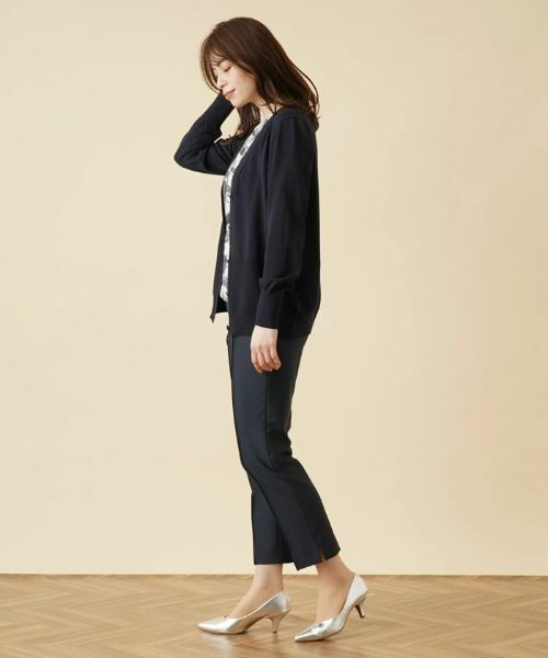 Leilian / レリアン カーディガン・ボレロ | Vネックニットカーディガン | 詳細2