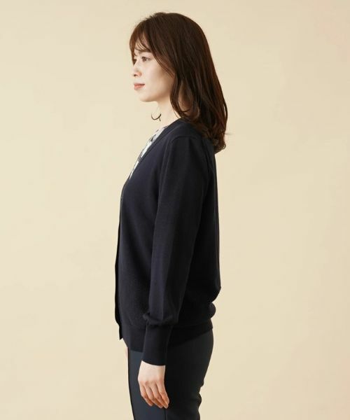 Leilian / レリアン カーディガン・ボレロ | Vネックニットカーディガン | 詳細5