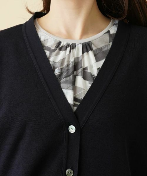 Leilian / レリアン カーディガン・ボレロ | Vネックニットカーディガン | 詳細7