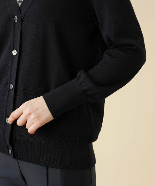 Leilian / レリアン カーディガン・ボレロ | Vネックニットカーディガン | 詳細9