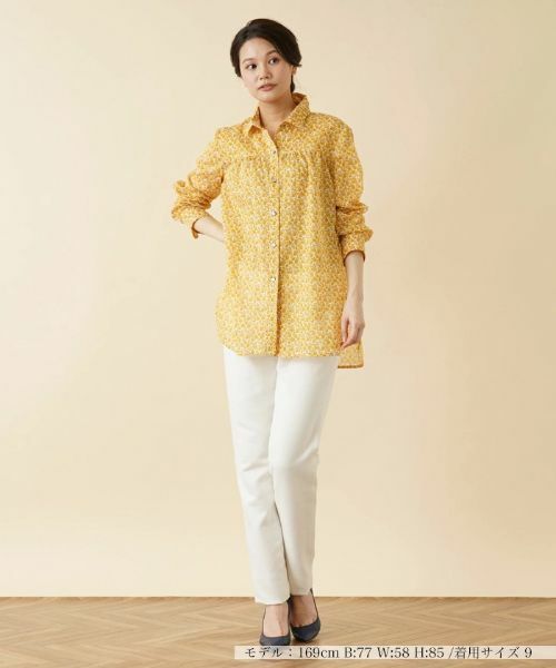 Leilian / レリアン シャツ・ブラウス | リバティフラワーブラウス | 詳細1