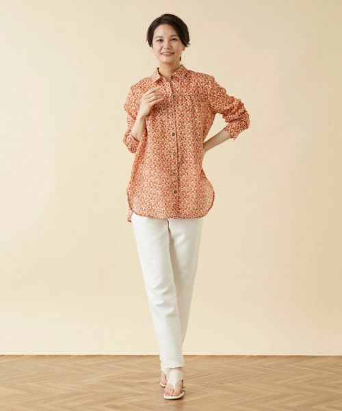 Leilian / レリアン シャツ・ブラウス | リバティフラワーブラウス | 詳細12