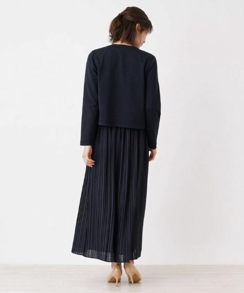 Leilian / レリアン カーディガン・ボレロ | 透かし編み長袖カーディガン | 詳細3