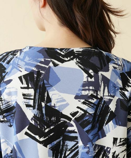Leilian / レリアン シャツ・ブラウス | プリントチュニック丈ブラウス | 詳細8