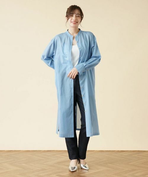 Leilian / レリアン シャツ・ブラウス | 洗えるシャツワンピース【my perfect wardrobe】 | 詳細7