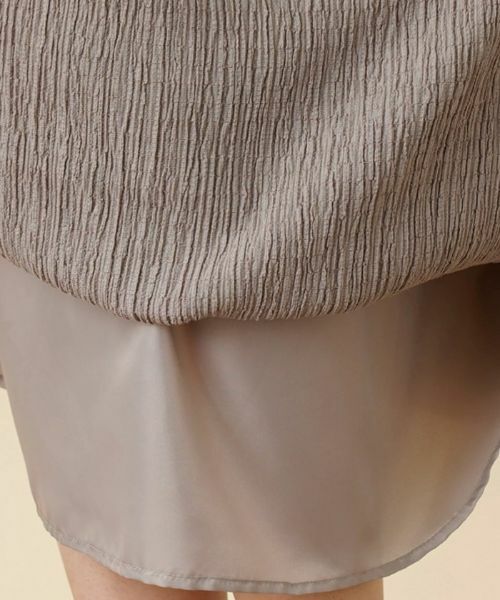 Leilian / レリアン ミニ・ひざ丈スカート | ギャザーロングスカート | 詳細12