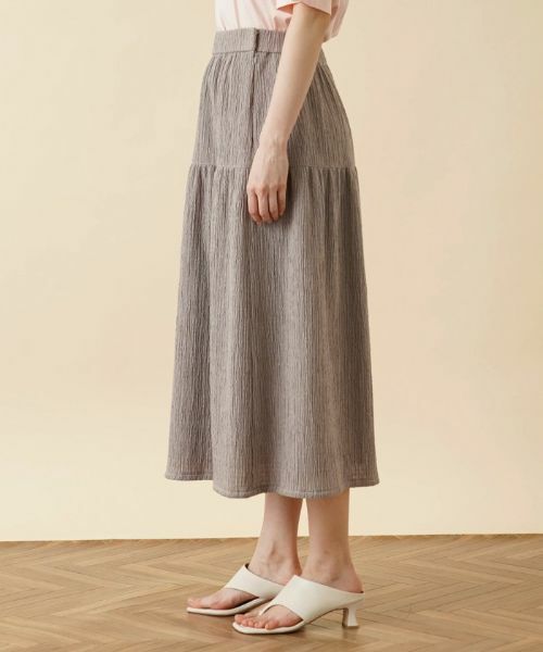 Leilian / レリアン ミニ・ひざ丈スカート | ギャザーロングスカート | 詳細8
