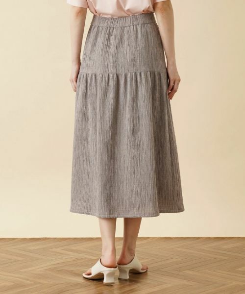 Leilian / レリアン ミニ・ひざ丈スカート | ギャザーロングスカート | 詳細9