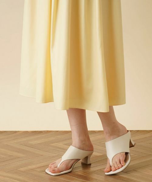 Leilian / レリアン ミニ・ひざ丈スカート | ギャザーフレアスカート【my Perfect wardrobe】 | 詳細11