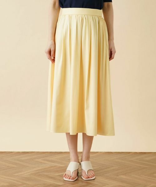 Leilian / レリアン ミニ・ひざ丈スカート | ギャザーフレアスカート【my Perfect wardrobe】 | 詳細7