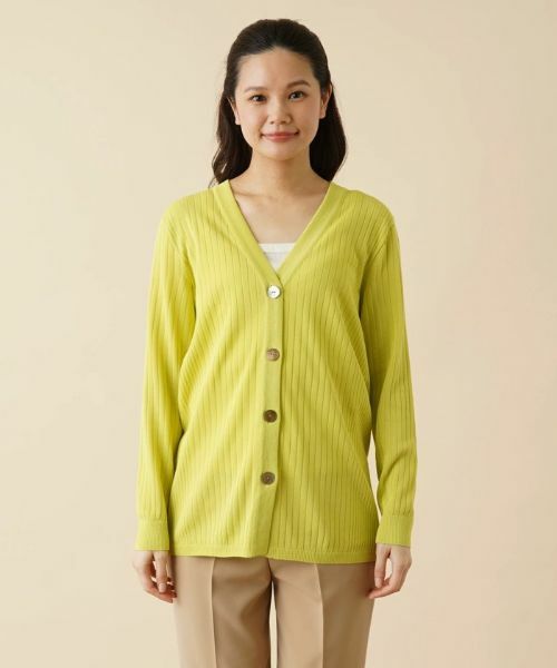 Leilian / レリアン カーディガン・ボレロ | Vネックカーディガン | 詳細4