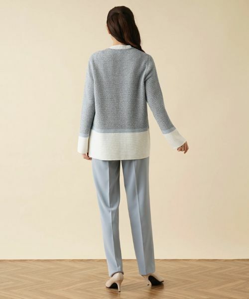 Leilian / レリアン カーディガン・ボレロ | トライカラーカーディガン | 詳細13