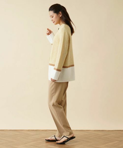 Leilian / レリアン カーディガン・ボレロ | トライカラーカーディガン | 詳細2