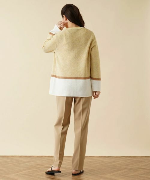 Leilian / レリアン カーディガン・ボレロ | トライカラーカーディガン | 詳細3