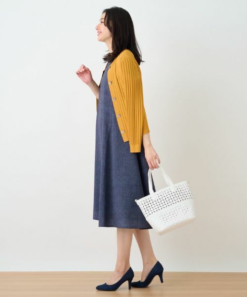 Leilian / レリアン カーディガン・ボレロ | ワイドリブカーディガン | 詳細14