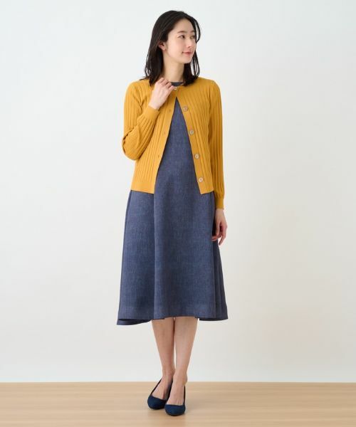 Leilian / レリアン カーディガン・ボレロ | ワイドリブカーディガン | 詳細15