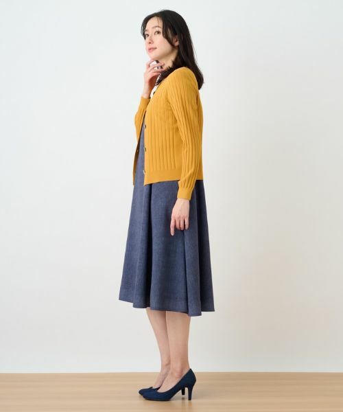 Leilian / レリアン カーディガン・ボレロ | ワイドリブカーディガン | 詳細16