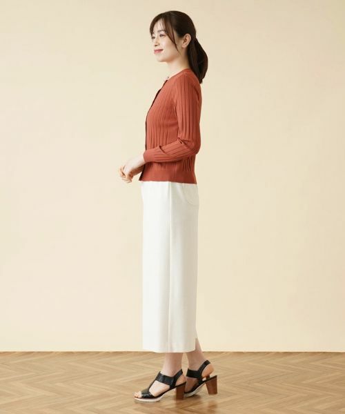 Leilian / レリアン カーディガン・ボレロ | ワイドリブカーディガン | 詳細2