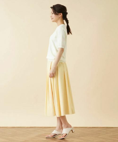 Leilian / レリアン ニット・セーター | クルーネック半袖ニット | 詳細16