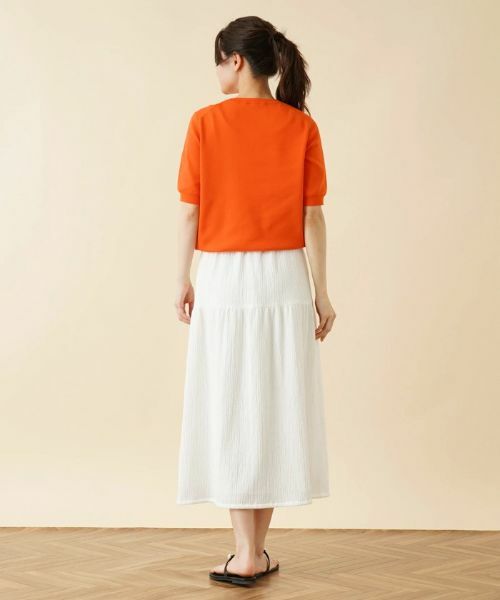 Leilian / レリアン ニット・セーター | クルーネック半袖ニット | 詳細3