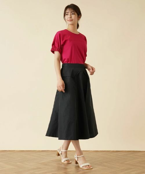 Leilian / レリアン ミニ・ひざ丈スカート | プリーツミディスカート【Leilian：EZUMI】 | 詳細11