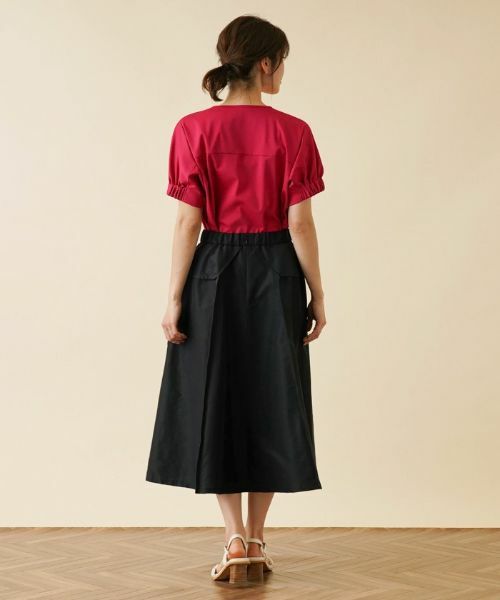 Leilian / レリアン ミニ・ひざ丈スカート | プリーツミディスカート【Leilian：EZUMI】 | 詳細13