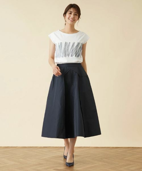 Leilian / レリアン ミニ・ひざ丈スカート | プリーツミディスカート【Leilian：EZUMI】 | 詳細14