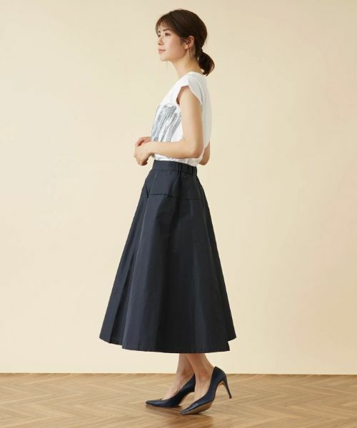 Leilian / レリアン ミニ・ひざ丈スカート | プリーツミディスカート【Leilian：EZUMI】 | 詳細15