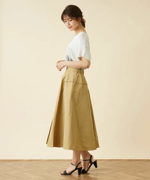 Leilian / レリアン ミニ・ひざ丈スカート | プリーツミディスカート【Leilian：EZUMI】 | 詳細2