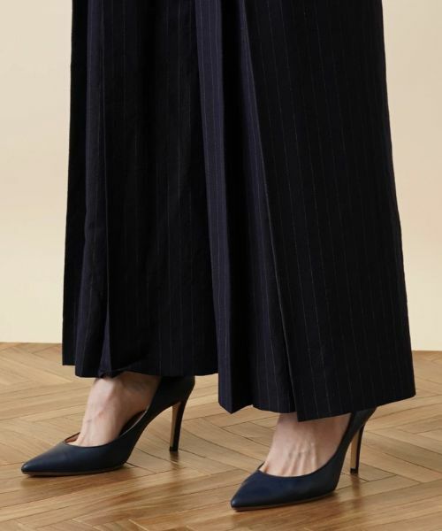 Leilian / レリアン その他パンツ | ストライプ柄ワイドパンツ【Leilian:EZUMI】 | 詳細9