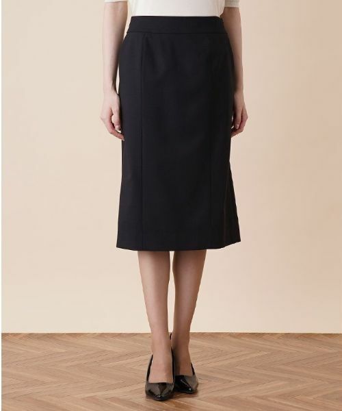 Leilian / レリアン ミニ・ひざ丈スカート | バックペプラムスカート | 詳細2