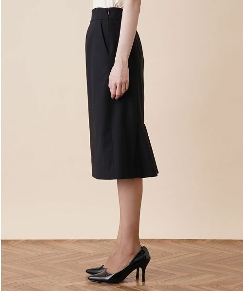 Leilian / レリアン ミニ・ひざ丈スカート | バックペプラムスカート | 詳細3