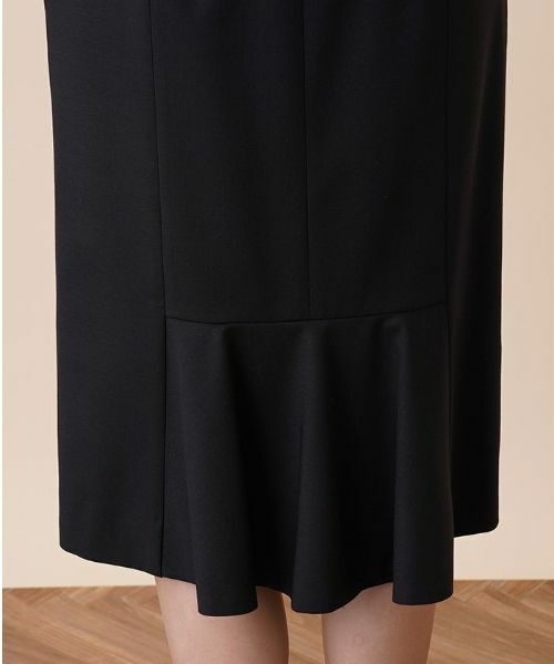 Leilian / レリアン ミニ・ひざ丈スカート | バックペプラムスカート | 詳細7